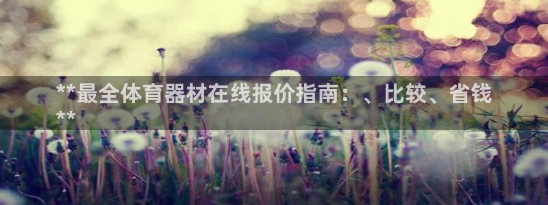 杏宇娱乐怎么注册不了：**最全体育器材在线报价指南：